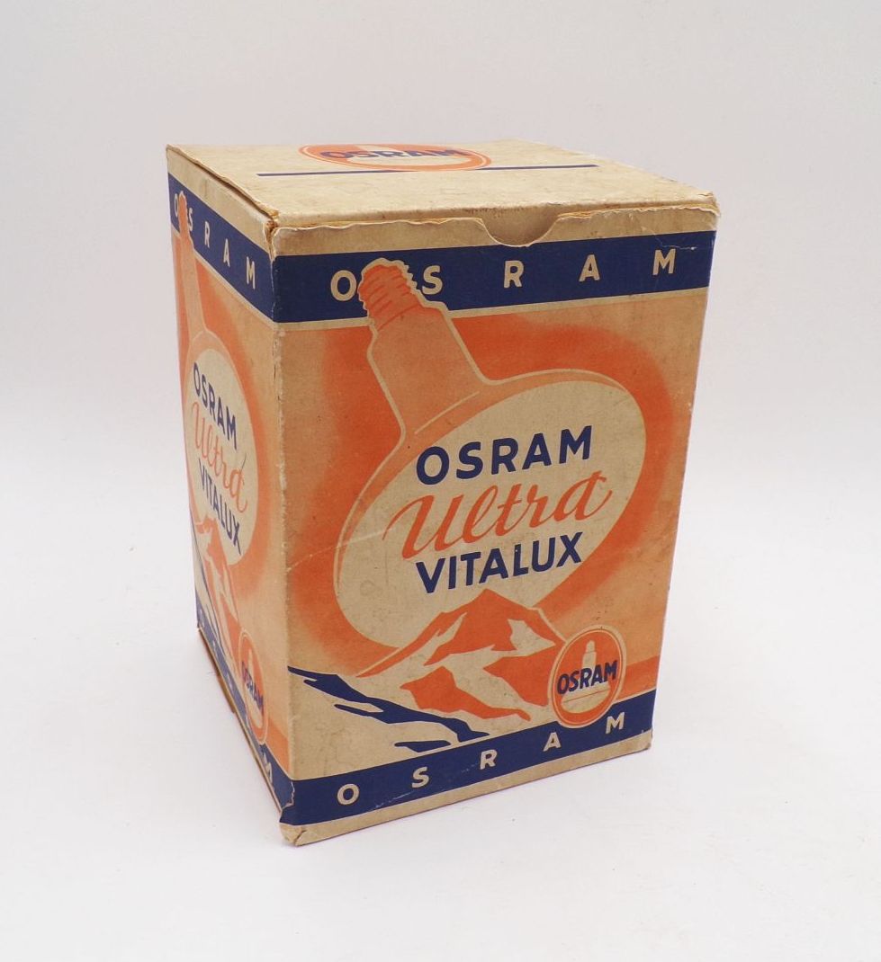 Osram Ultra Vitalux 220 Volt 300 Watt Originalkarton E27 Beleuchtung Höhensonne