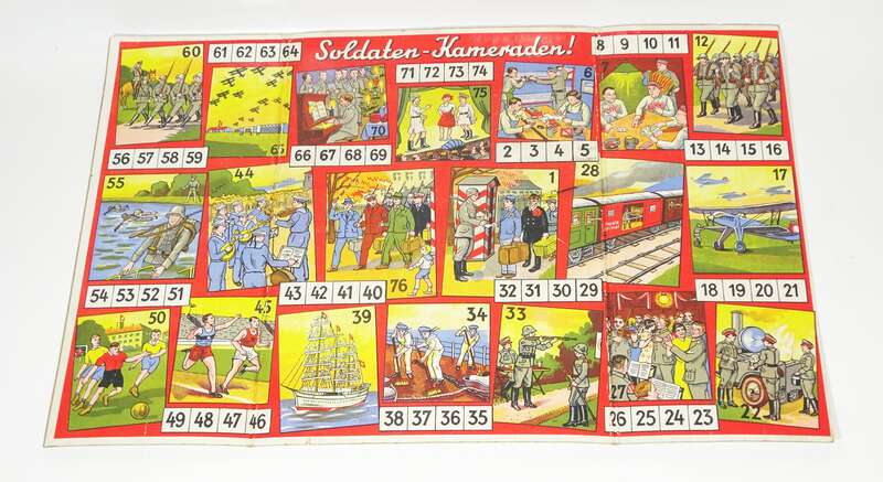 Altes Brettspiel Soldaten Kameraden 2 Wk Militär 