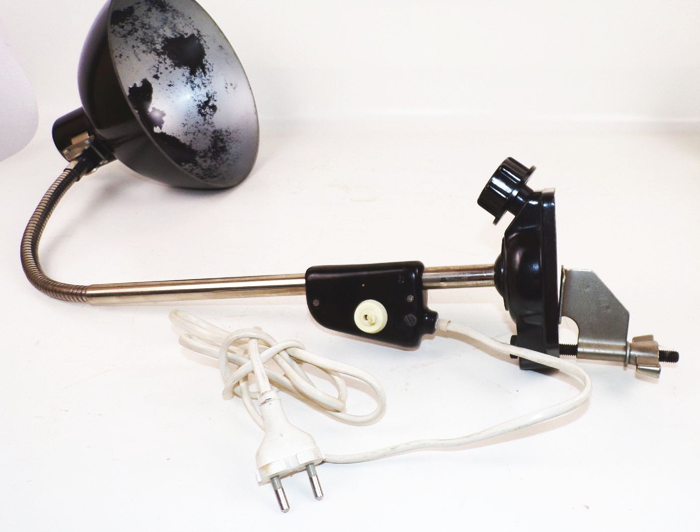 Alte Schwanenhals Lampe Reif Dresden Bakelit Bauhaus Art Deco Loft Leuchte