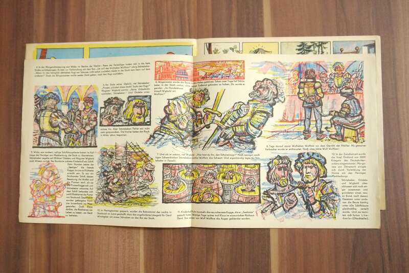 Atze der Fund im Wüstensand Heft 1 Jahrgang 1961 DDR Comic