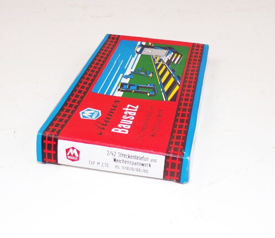 Mamos Bausatz 2 42 Streckentelefon und Weichenspannwerk 