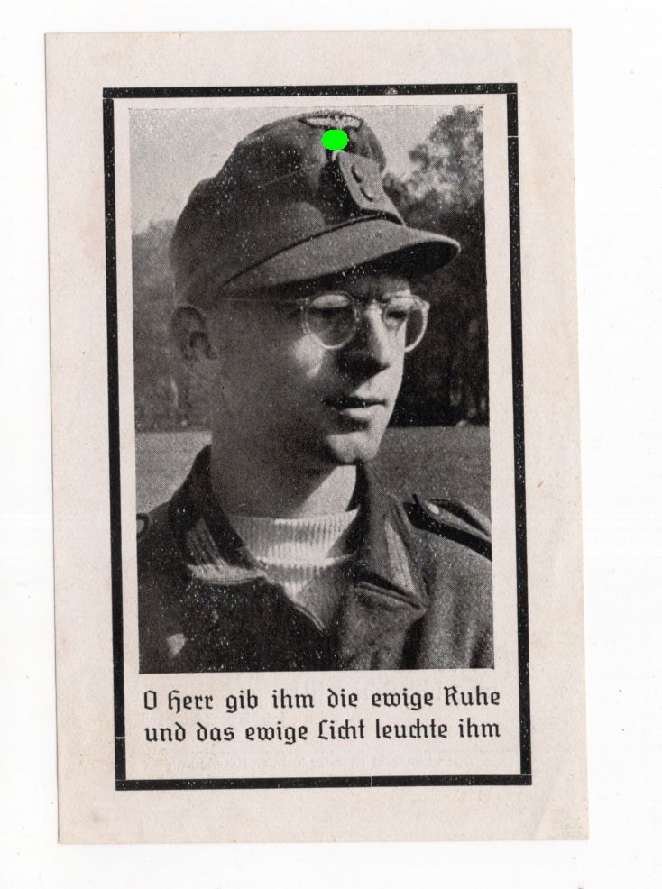 Sterbebild 2 Wk Kuban Obergefreiter Gebirgsjäger Regiment Krymskaja 