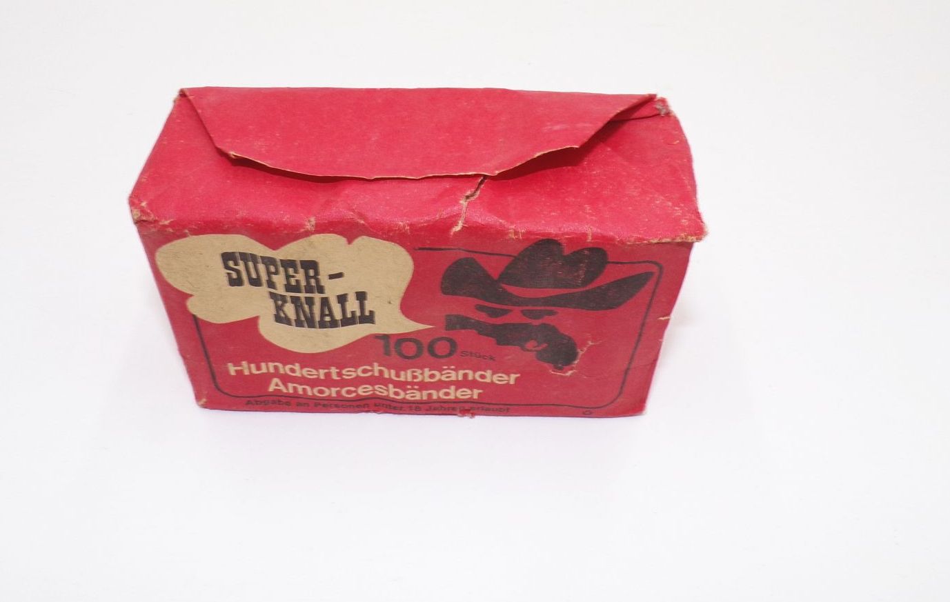 Alte Zündblättchen VEB Riesa DDR Amorcesbänder Superknall 
