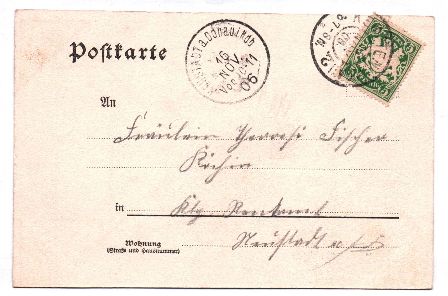 Litho Ak Kempten Bahnhofstrasse 1906