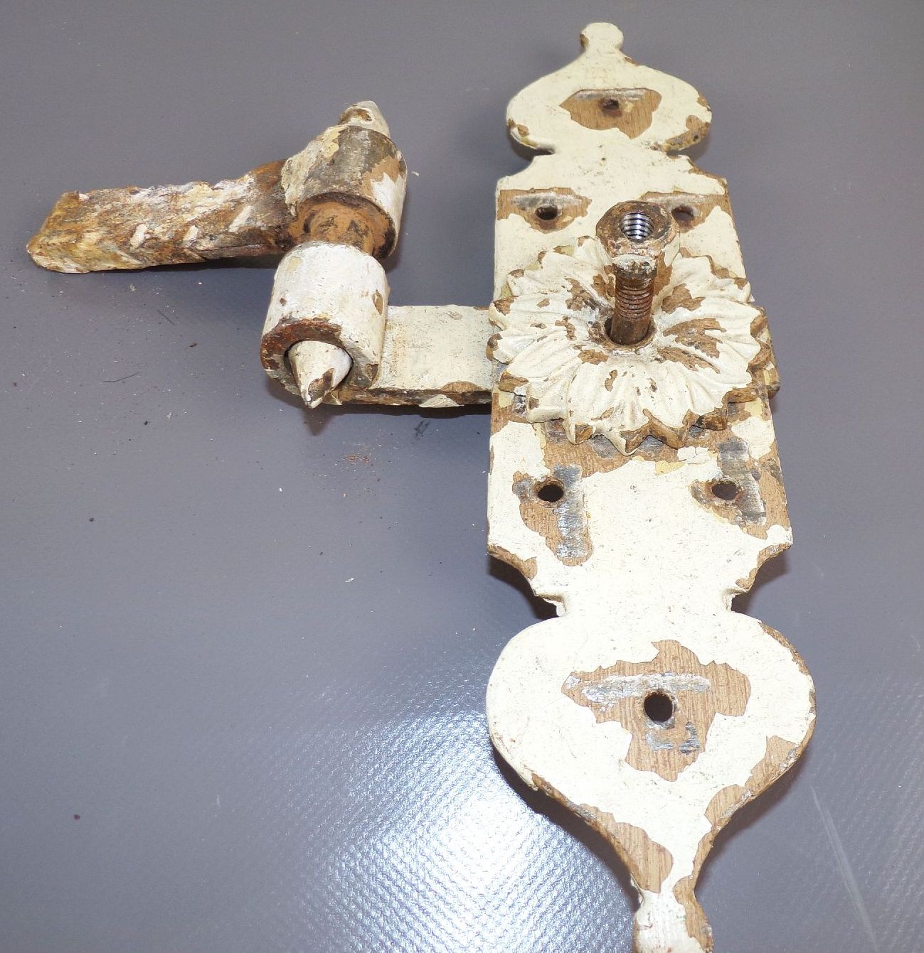 Alte Eisen Türbänder mit Türscharnier Rustikal Deko Türband