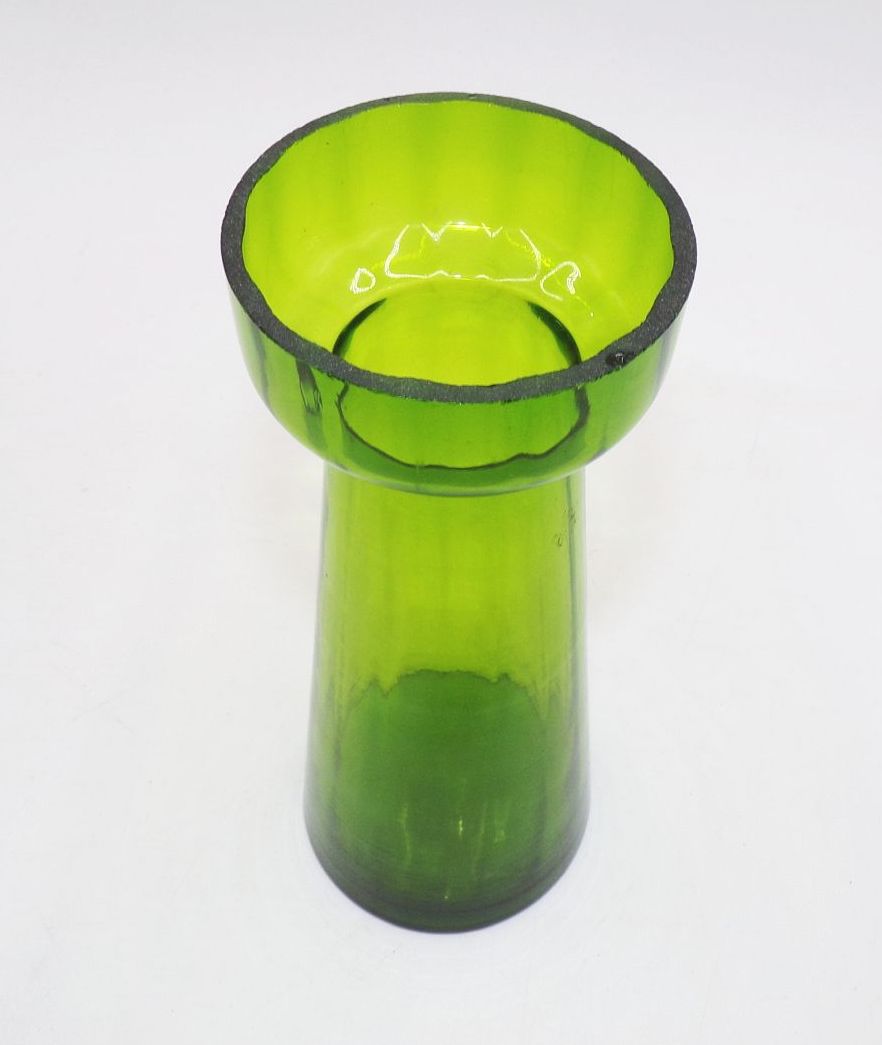 Altes Hyazinthenglas grün Zwiebelglas Vintage Altes Hyazinthenglas grün Zwiebelglas Vintage
