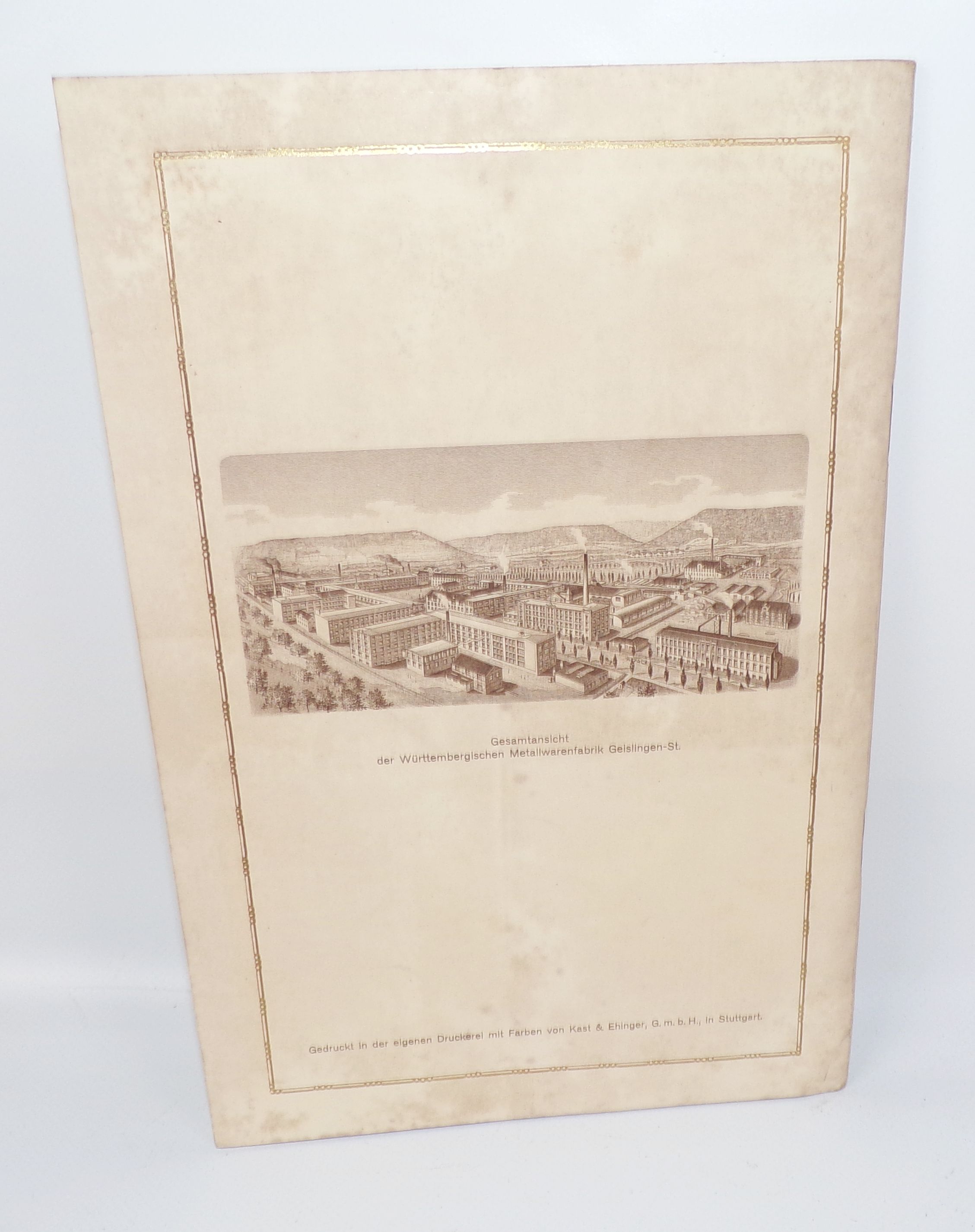 WMF Katalog Niederlage München Württembergische Metallwarenfabrik Geislingen