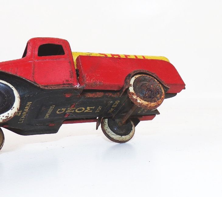 Gnom Shell Auto Transporter LKW Truck Blechspielzeug 1930 er Lehmann