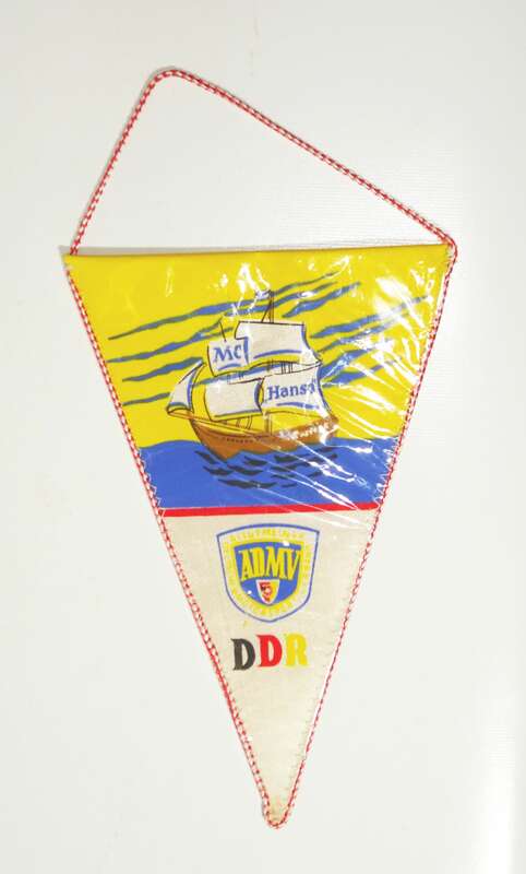 Alter Wimpel MC Hansa Rostock ADMV DDR