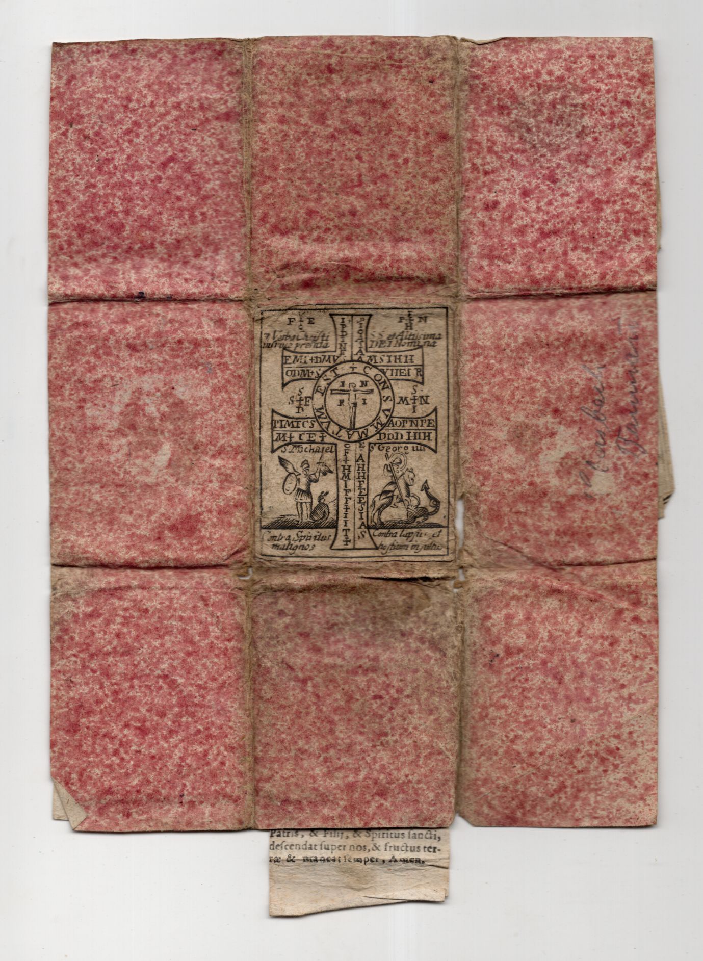 Uraltes Breverl Breve Breferl Heiltumstäschchen Religion um 1800 Schutzbrief Uraltes Breverl Breve Breferl Heiltumstäschchen Religion um 1800 Schutzbrief