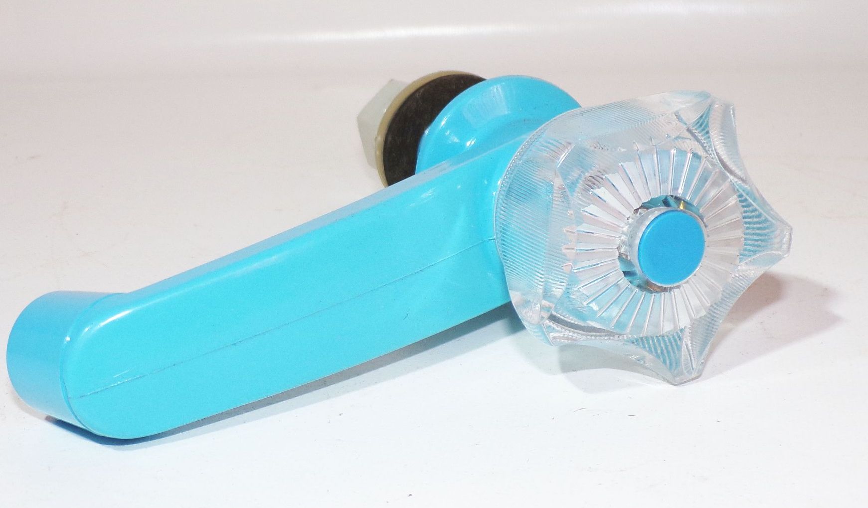 DDR Wasserhahn Blau Kalt Warm Set Retro Look Armatur