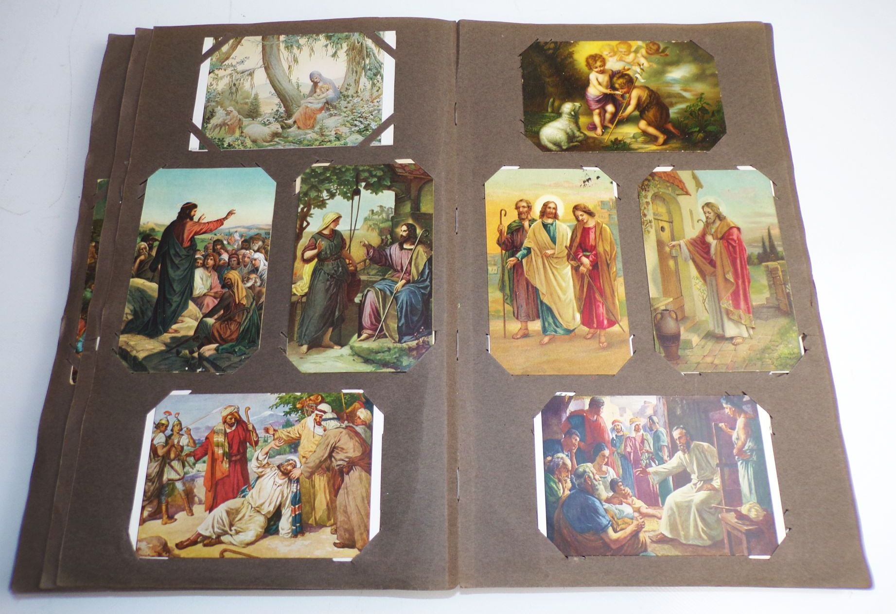Ansichtskartenalbum mit Christlichen Karten Jesus Christi Religion Ansichtskartenalbum mit Christlichen Karten Jesus Christi Religion