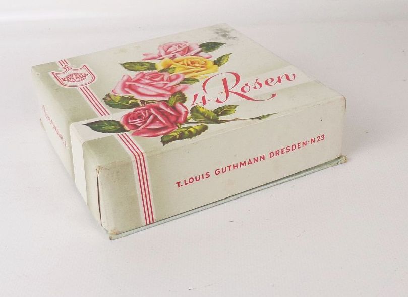 Cosmos Seife 4 Rosen Louis Guthmann Dresden 1950er Deko Cosmos Seife 4 Rosen Louis Guthmann Dresden 1950er Deko
