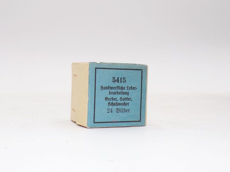 Alter Rollfilm Handwerkliche Lederverarbeitung Gerber Sattler Schuhmacher 