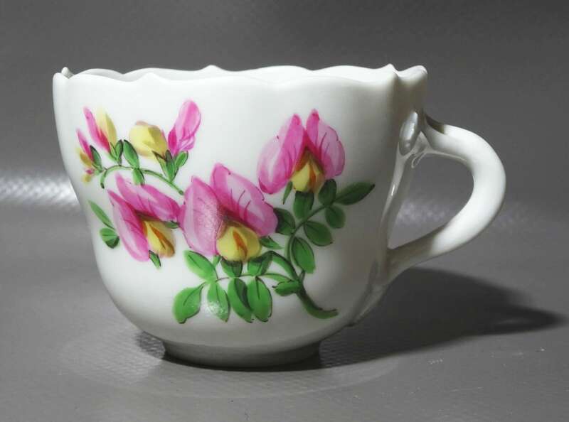 Meissen Mokka Gedeck Blumen Dekor 3 Wahl Porzellan Deko Meissen Mokka Gedeck Blumen Dekor 3 Wahl Porzellan Deko