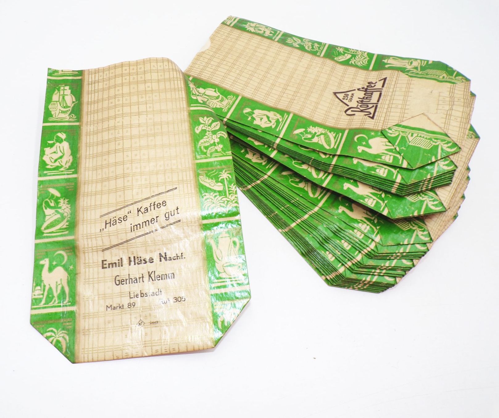 Alte Papiertüten 43 Stück Emil Häse Nachfolger Liebstadt Kaffee Reklame Sammler Alte Papiertüten 43 Stück Emil Häse Nachfolger Liebstadt Kaffee Reklame Sammler