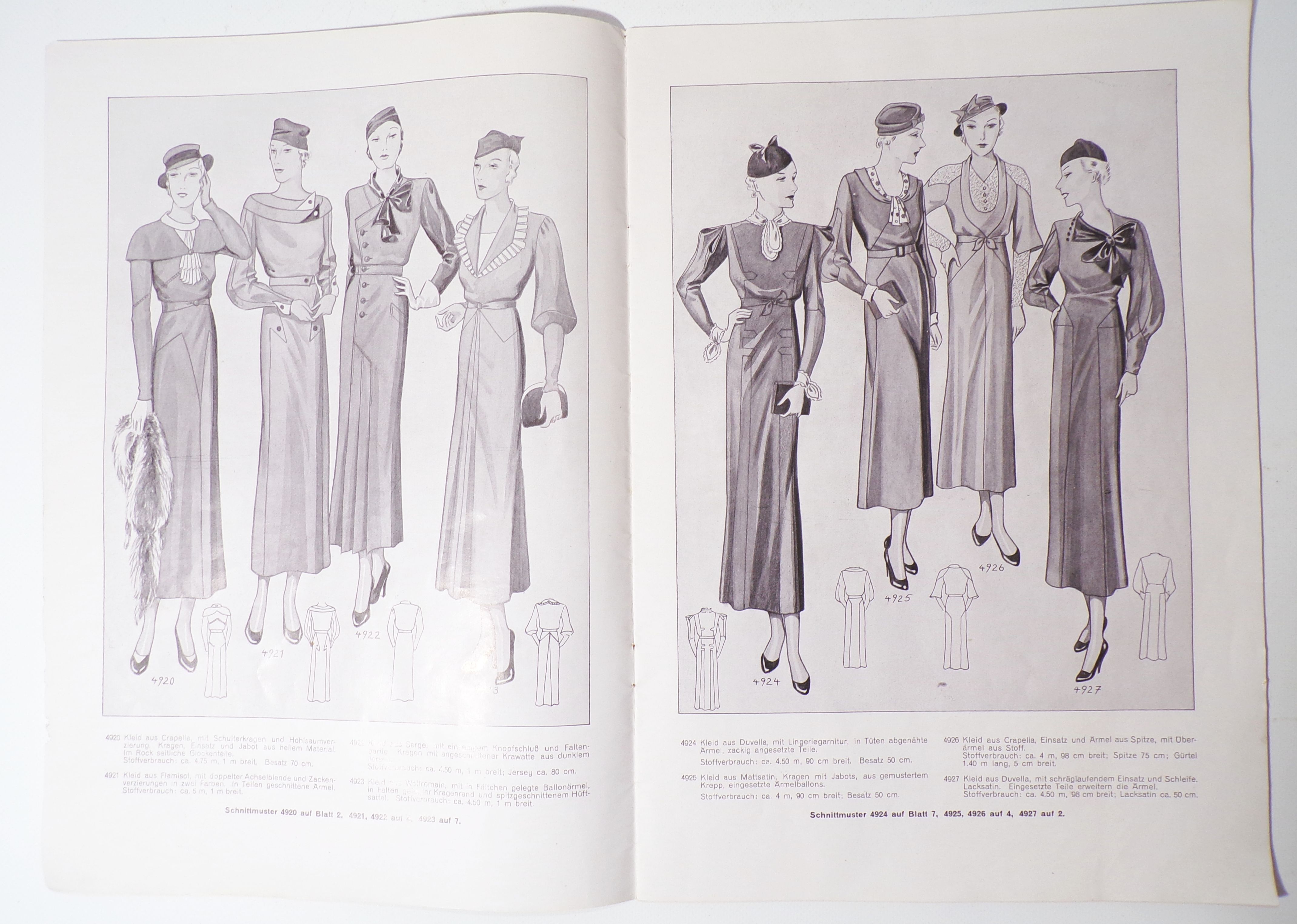 Der neue Schnitt Winter 1933 1934 Mode Frohne Bad Salzuflen 