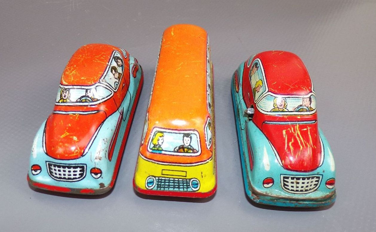 DDR Autobahn Rennbahn Blechspielzeug Autos Ungarn 