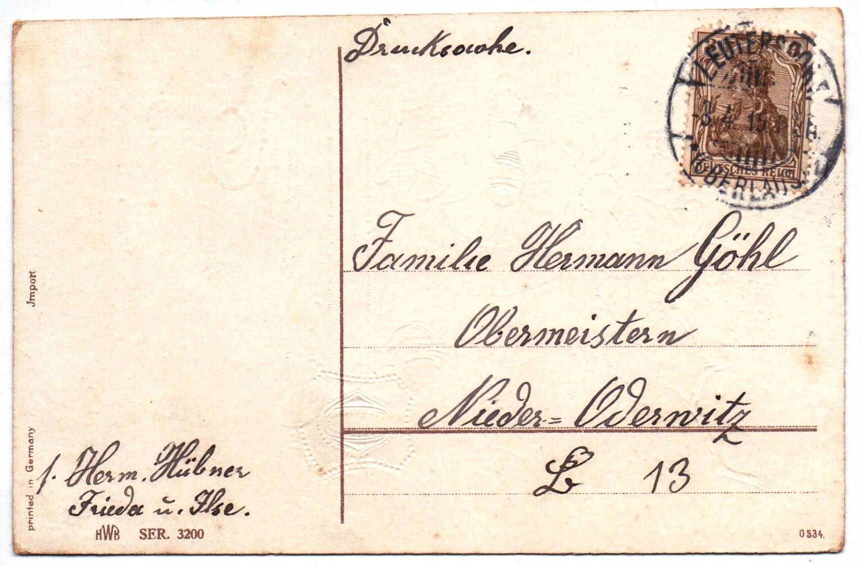 Künstler Ak Herzliche Ostergrüsse Wichtel Zwerg mit Hasen 1915 Künstler Ak Herzliche Ostergrüsse Wichtel Zwerg mit Hasen 1915