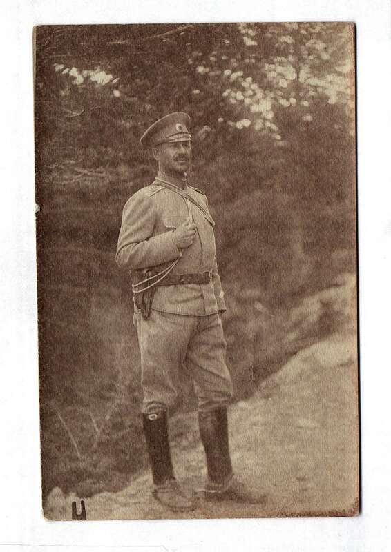 Foto Ansichtskarte 1917 Uniform Soldat