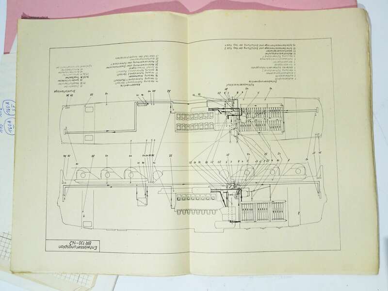 Störungspläne für Triebfahrzeuge BR 132 Deutsche Reichsbahn 1982