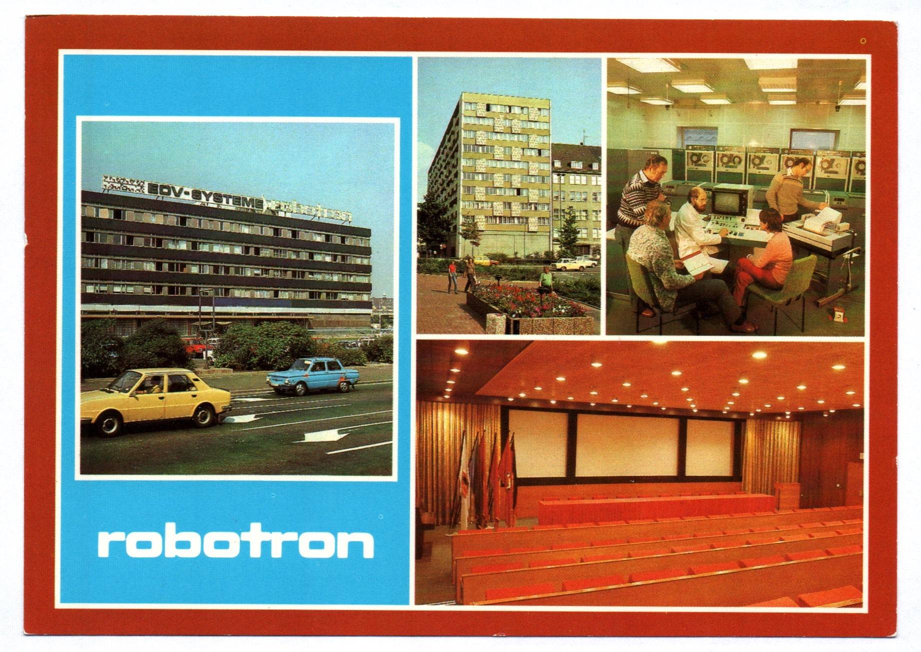 Ak robotron DDR Leipzig 1985 VEB Anlagenbau