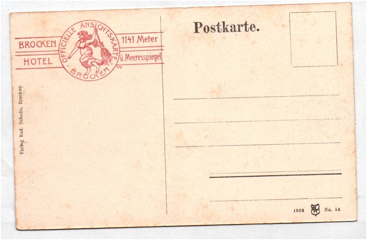 Ak Brocken Hexenaltar Teufelskanzel um 1910 Ak Brocken Hexenaltar Teufelskanzel um 1910