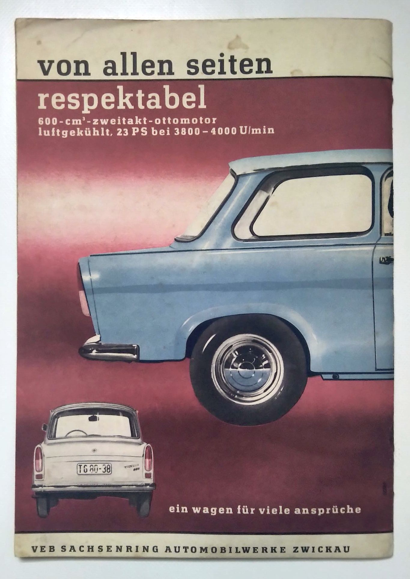 Kraftfahrzeugtechnik Zeitschrift DDR 1964 Nr 3 IFA Messestand Trabant 601 Kraftfahrzeugtechnik Zeitschrift DDR 1964 Nr 3 IFA Messestand Trabant 601