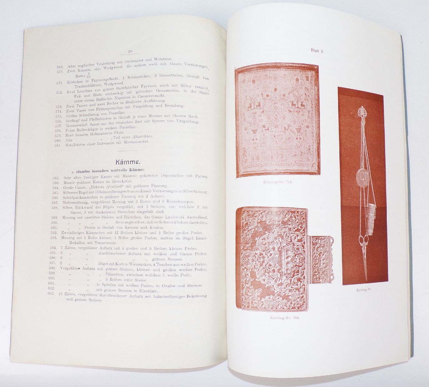 Katalog Versteigerung Sammlungen des Postdirektors Esslinger Leer Ostfriesland 1908