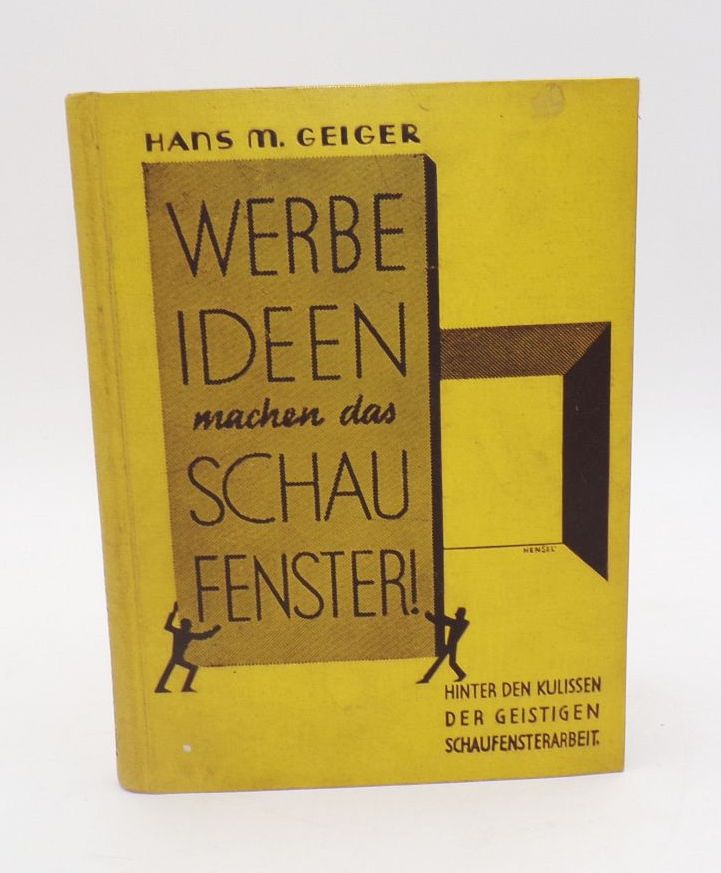 Werbe Ideen machen das Schaufenster Hinter den Kulissen 1934