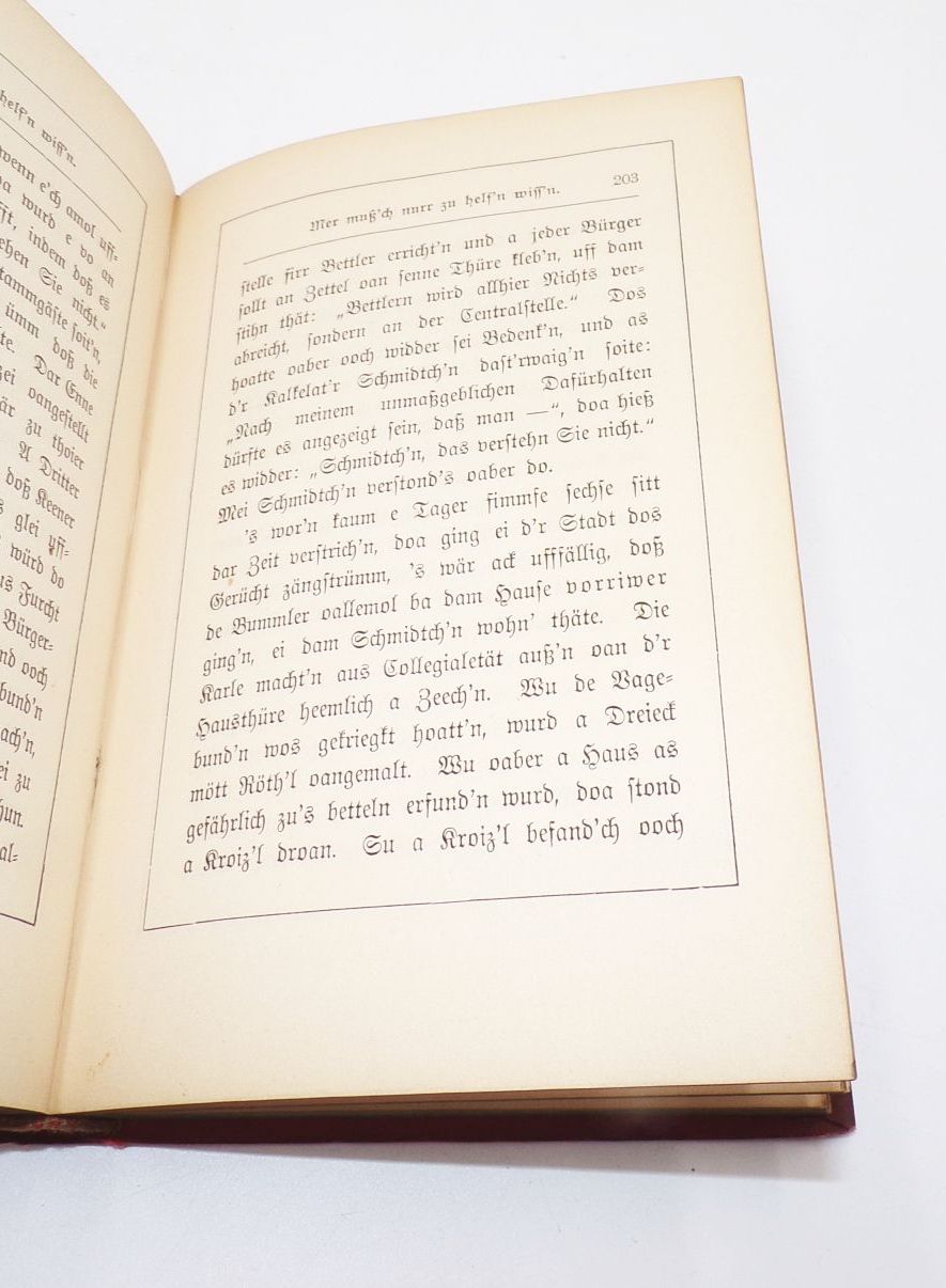 Allerlee aus der Äberlausitz 1893 Oberlausitzer Mundart Johannes Renatus 4 Band
