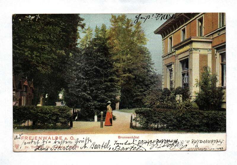 Ak Freienwalde a. O. Brunnenhotel 1904