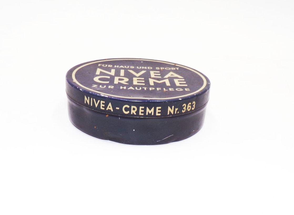 Alte Blechdose Nivea Creme Nr 363 Für Haus und Sport Reklame Sammler