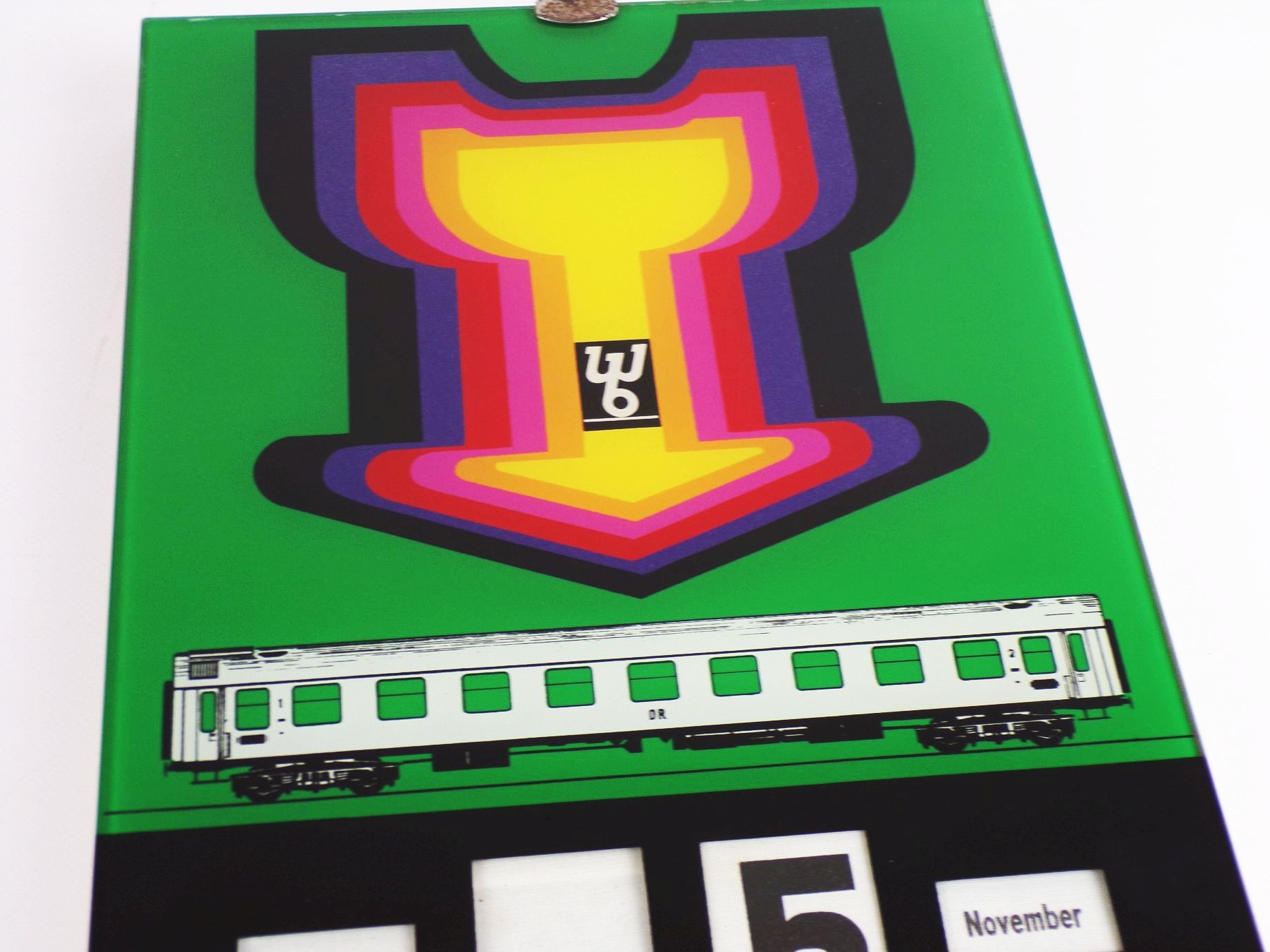 Drehkalender VEB Waggonbau Bautzen DDR Ewiger Kalender 