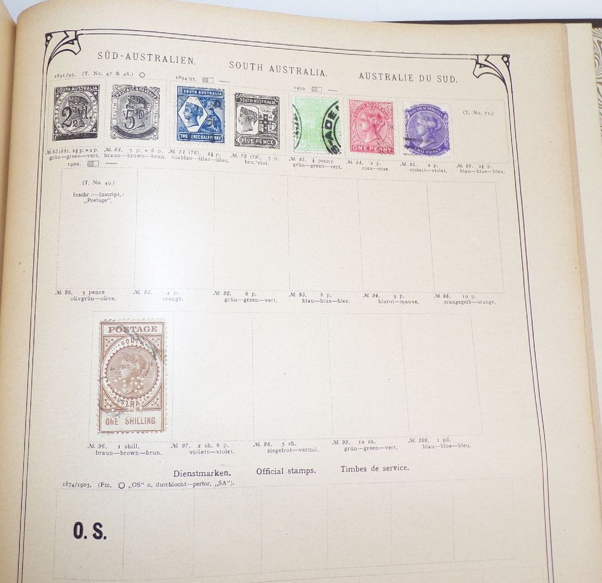 Schwaneberger Vordruck Alben Band 1 und 2 mit Briefmarken 