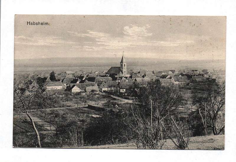 Ak Habsheim Frankreich 1916