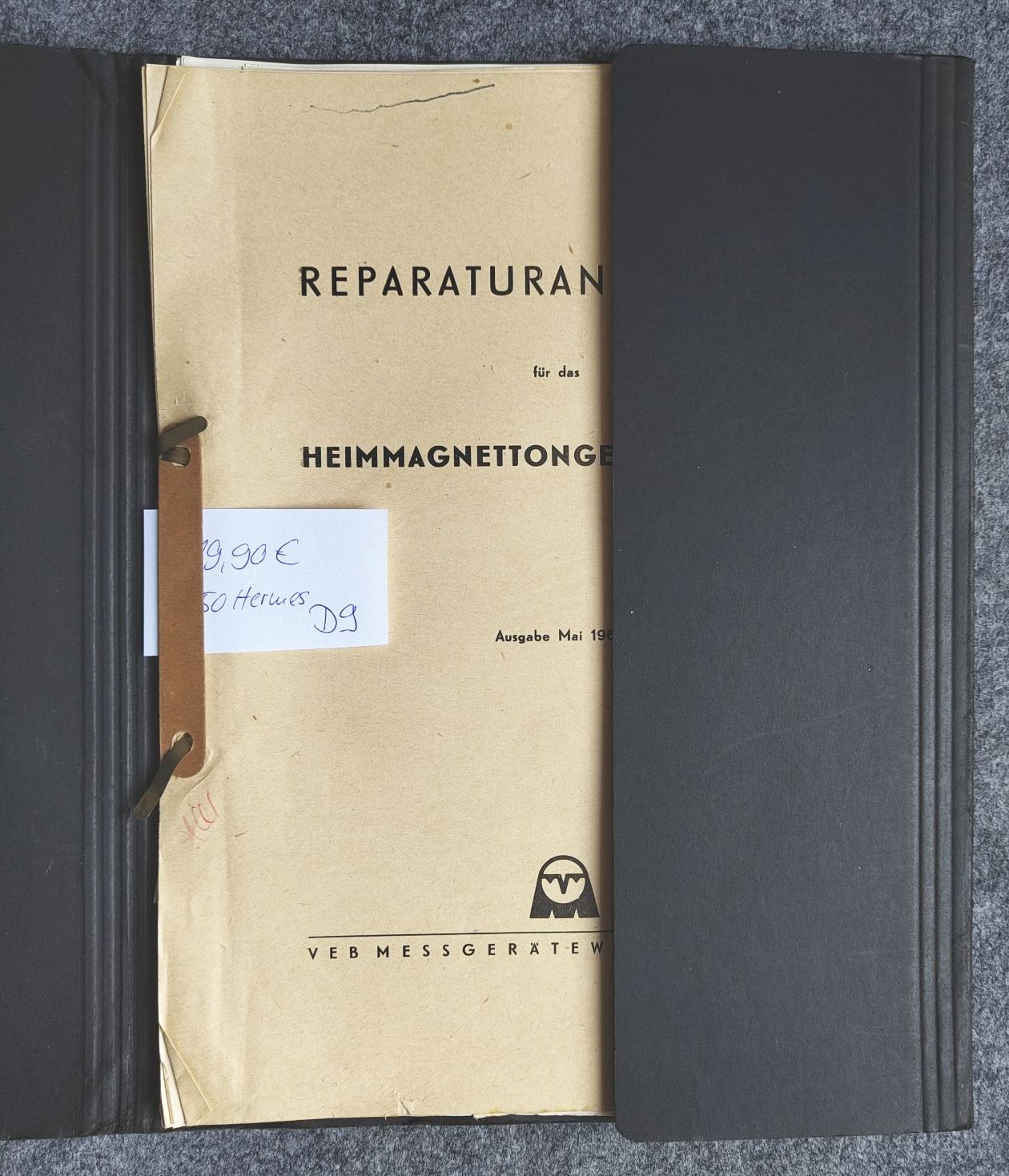 Originale RFT Mappe 33 Seiten Reparatur Anleitung Heimmagnet Tongerät BG20 6 Originale RFT Mappe 33 Seiten Reparatur Anleitung Heimmagnet Tongerät BG20 6