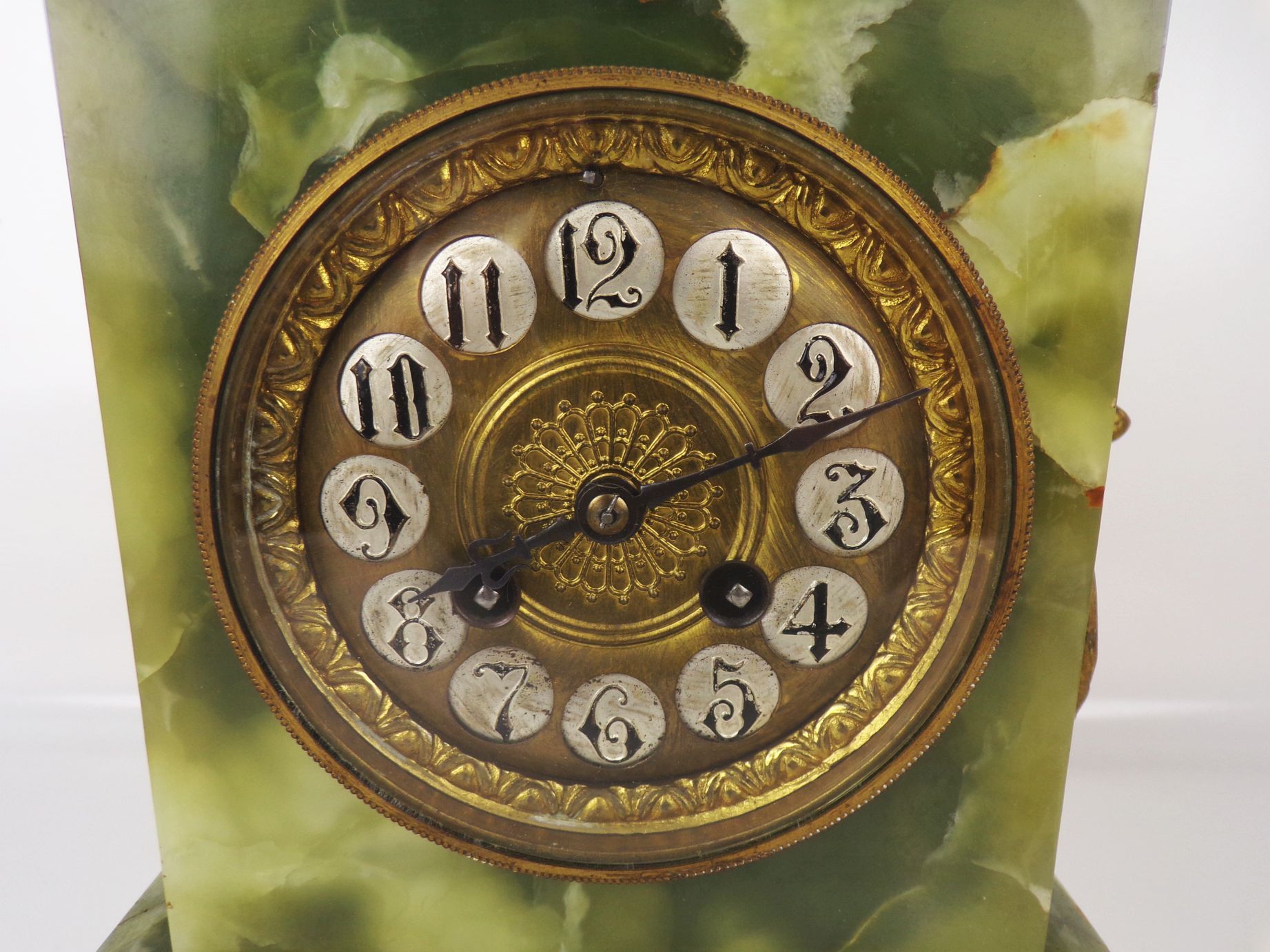 Alte Kaminuhr Pendeluhr Marmor Antike Uhr