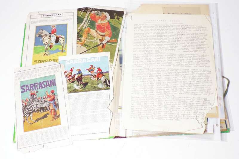 Sarrasani Konvolut Dokumente Briefköpfe Papiere vor 1945 Zirkus Circus