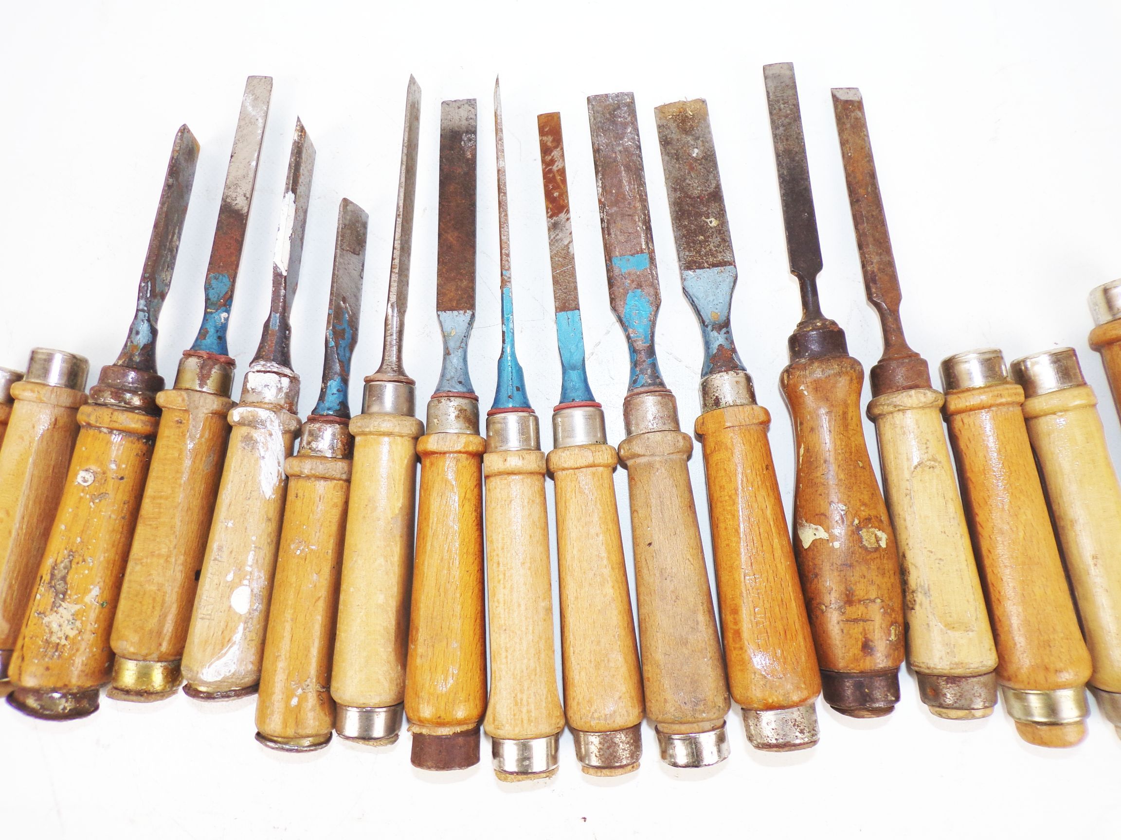 Konvolut alte Stechbeitel Stemmeisen 12 Stück Werkzeug