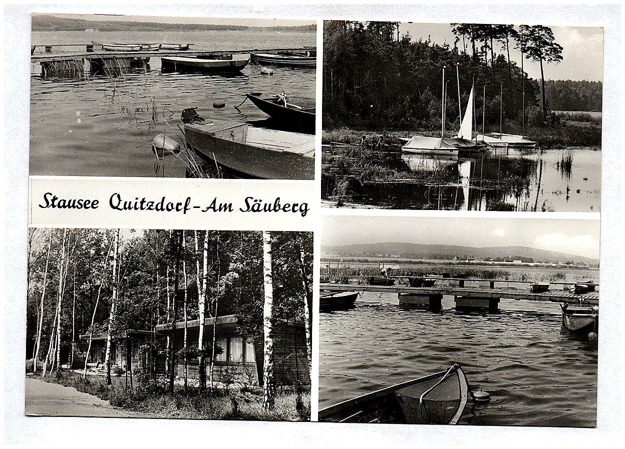 Ak Stausee Quitzdorf Am Säuberg DDR Ak Stausee Quitzdorf Am Säuberg DDR