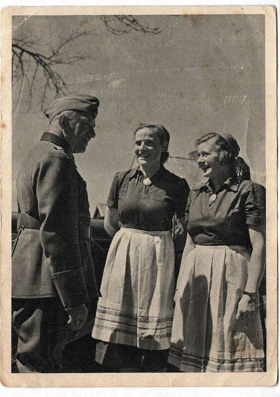Foto Ak Reichsarbeitsdienst für die weibliche Jugend