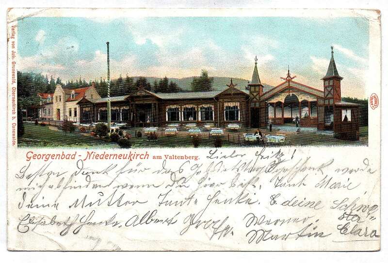 Ak Georgenbad Niederneukirch am Valtenberg 1902