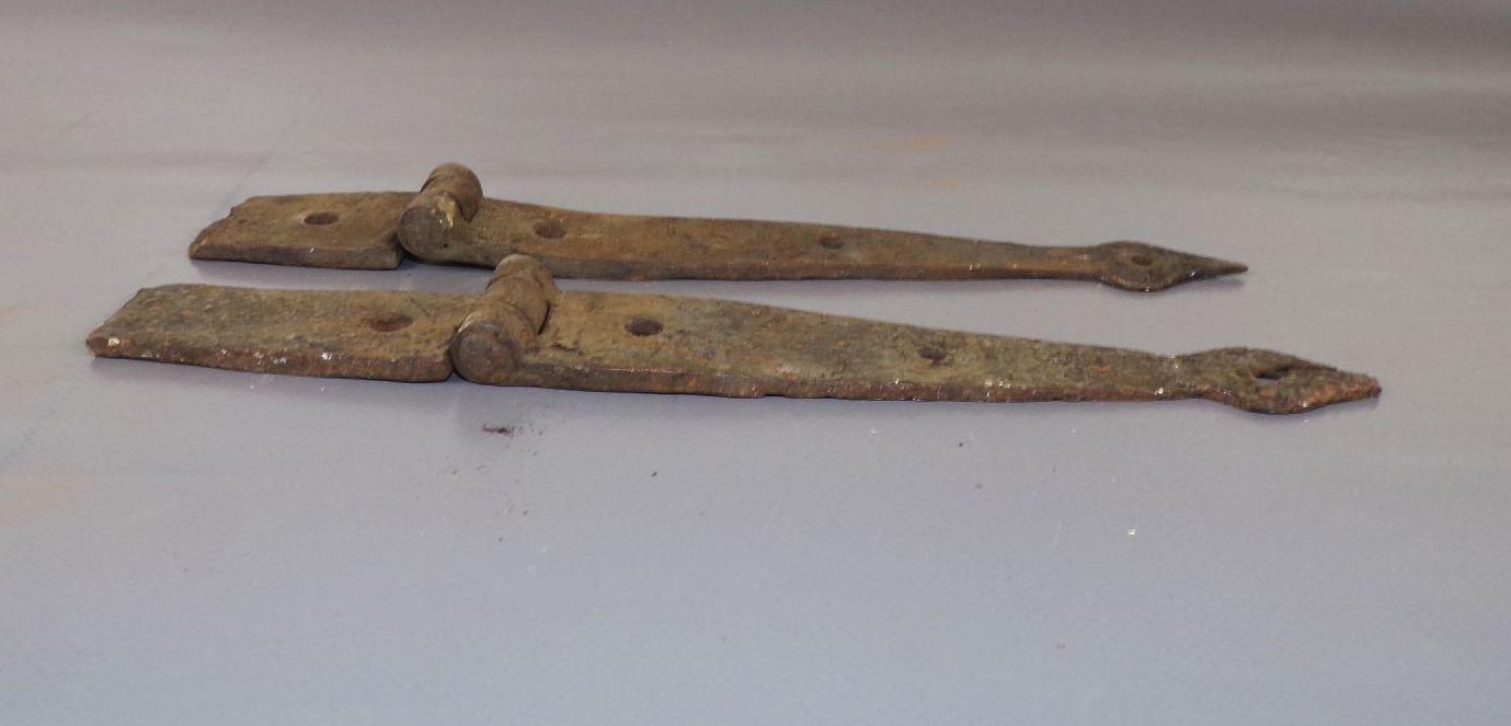 Handgeschmiedete Türbänder Türbeschläge Antik Türscharnier 