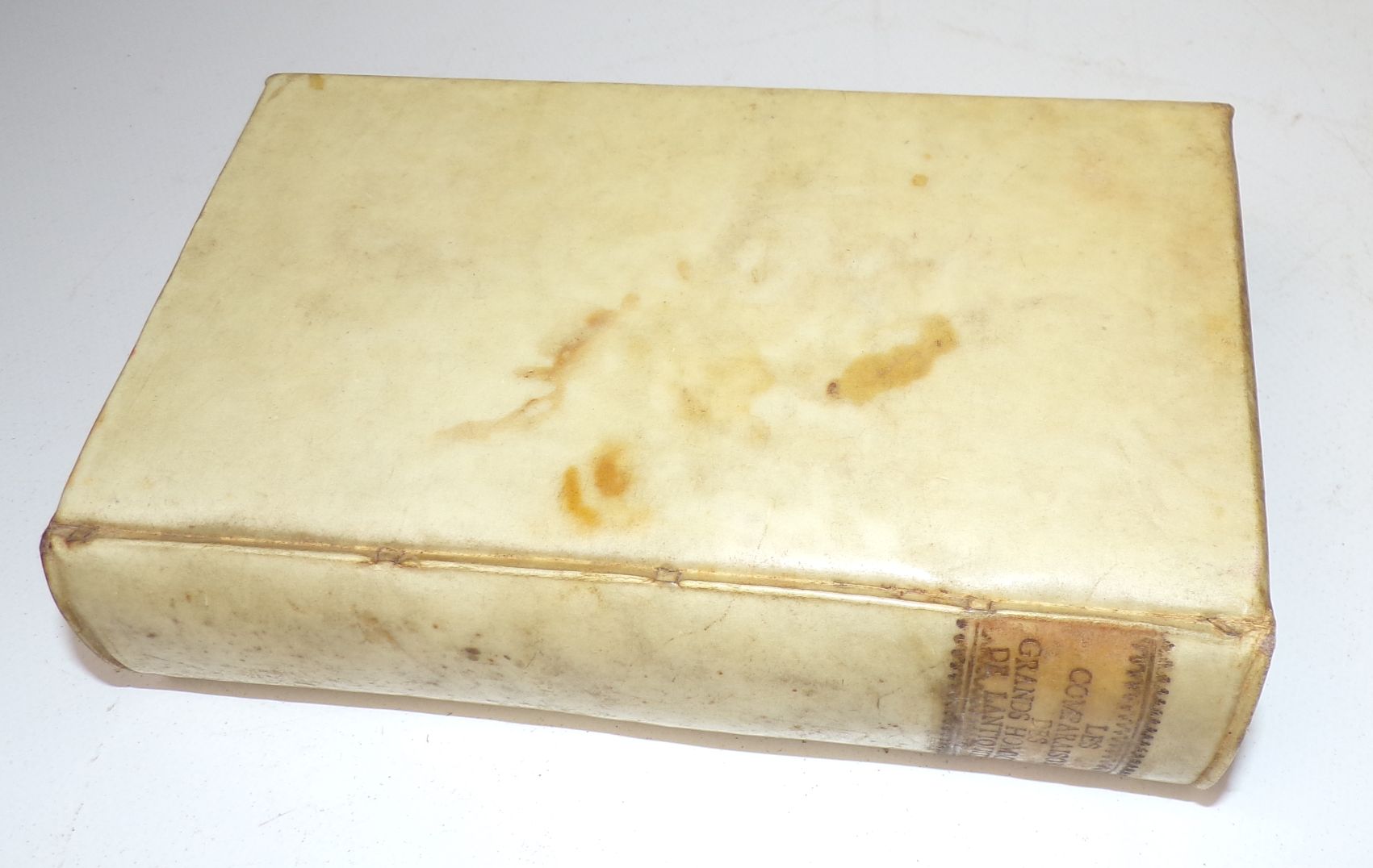 Les Comparaisons des Grands Hommes De L`Antiquite 1686 