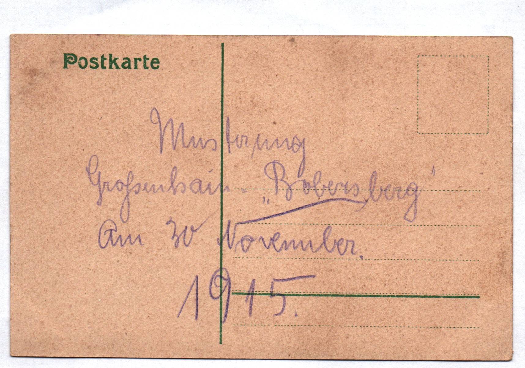 Litho Ak Gruss aus der Musterung Cavallerie Kaiser Wilhelm II 1915
