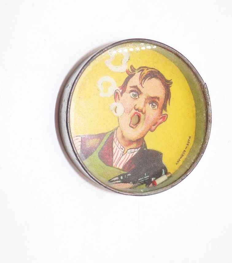 Altes Kugelspiel Raucher Zigarette 1930er Geduldspiel Altes Kugelspiel Raucher Zigarette 1930er Geduldspiel