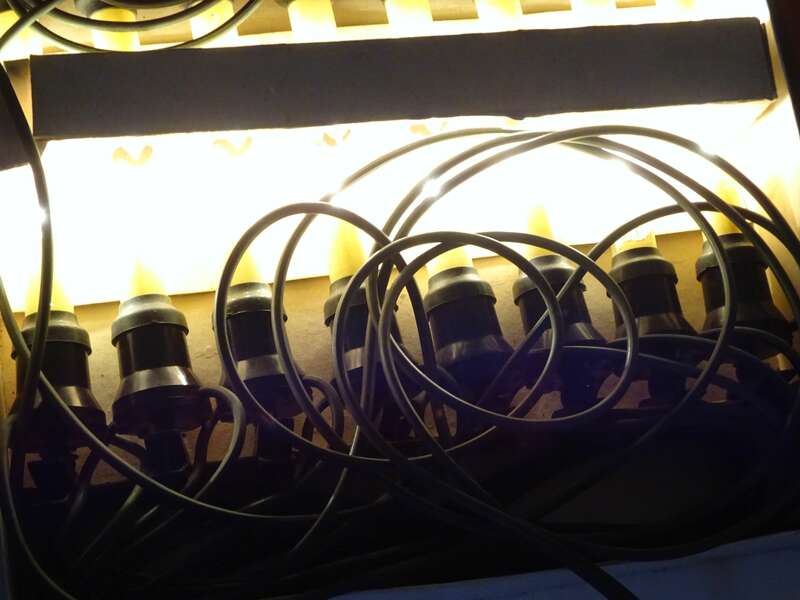 Aka Electric 16er Lichterkette Aussen Weihnachtsbeleuchtung vintage