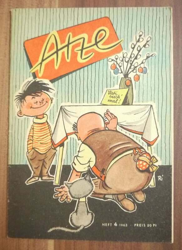 Atze Vati such mal 1963 Heft 4 DDR Comic Kinder Zeitschrift