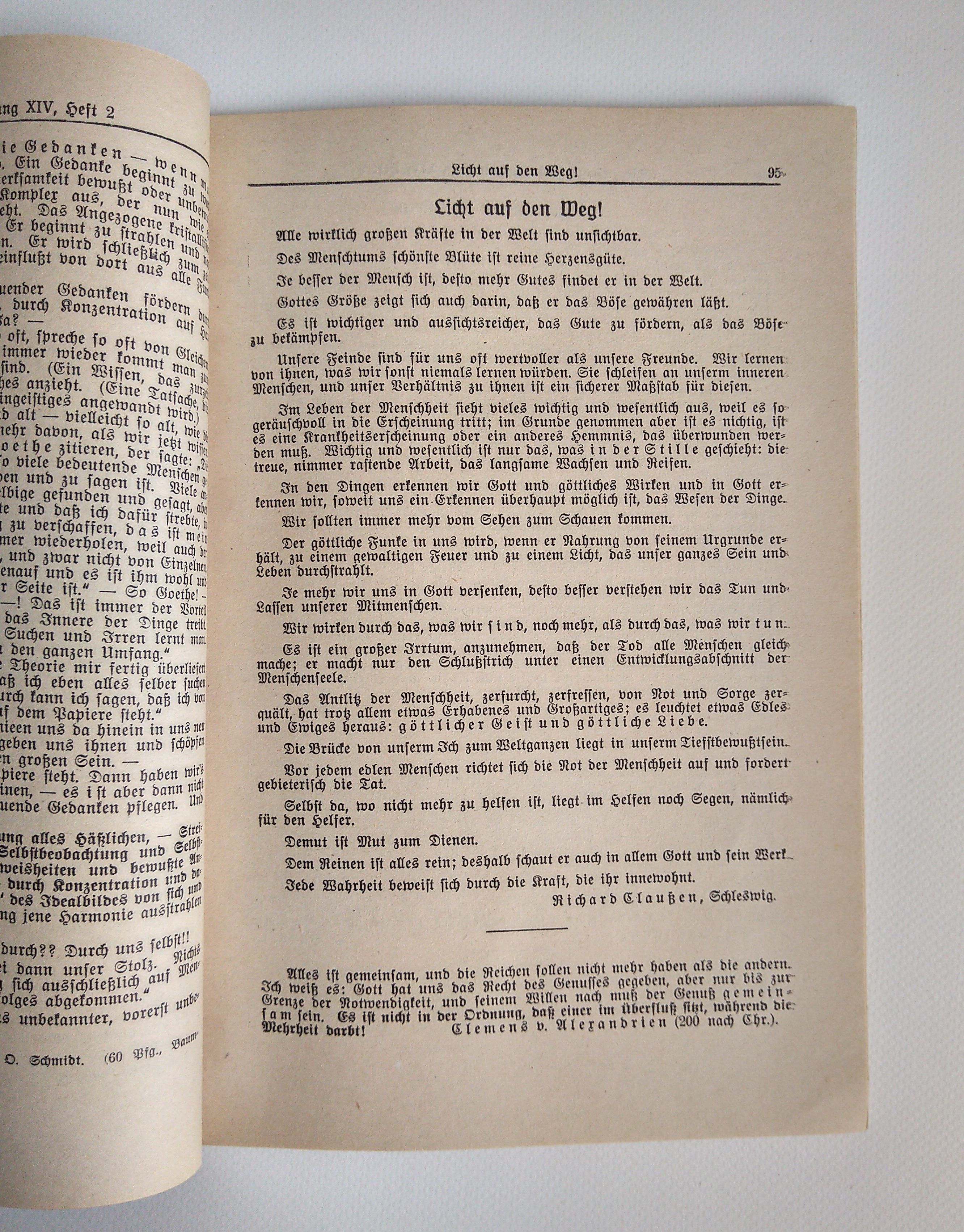 Neugeist Die weiße Fahne alte Broschüre 1933 Neugeist Die weiße Fahne alte Broschüre 1933